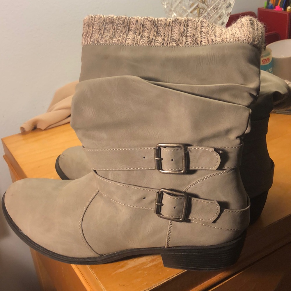 Grey Booties
